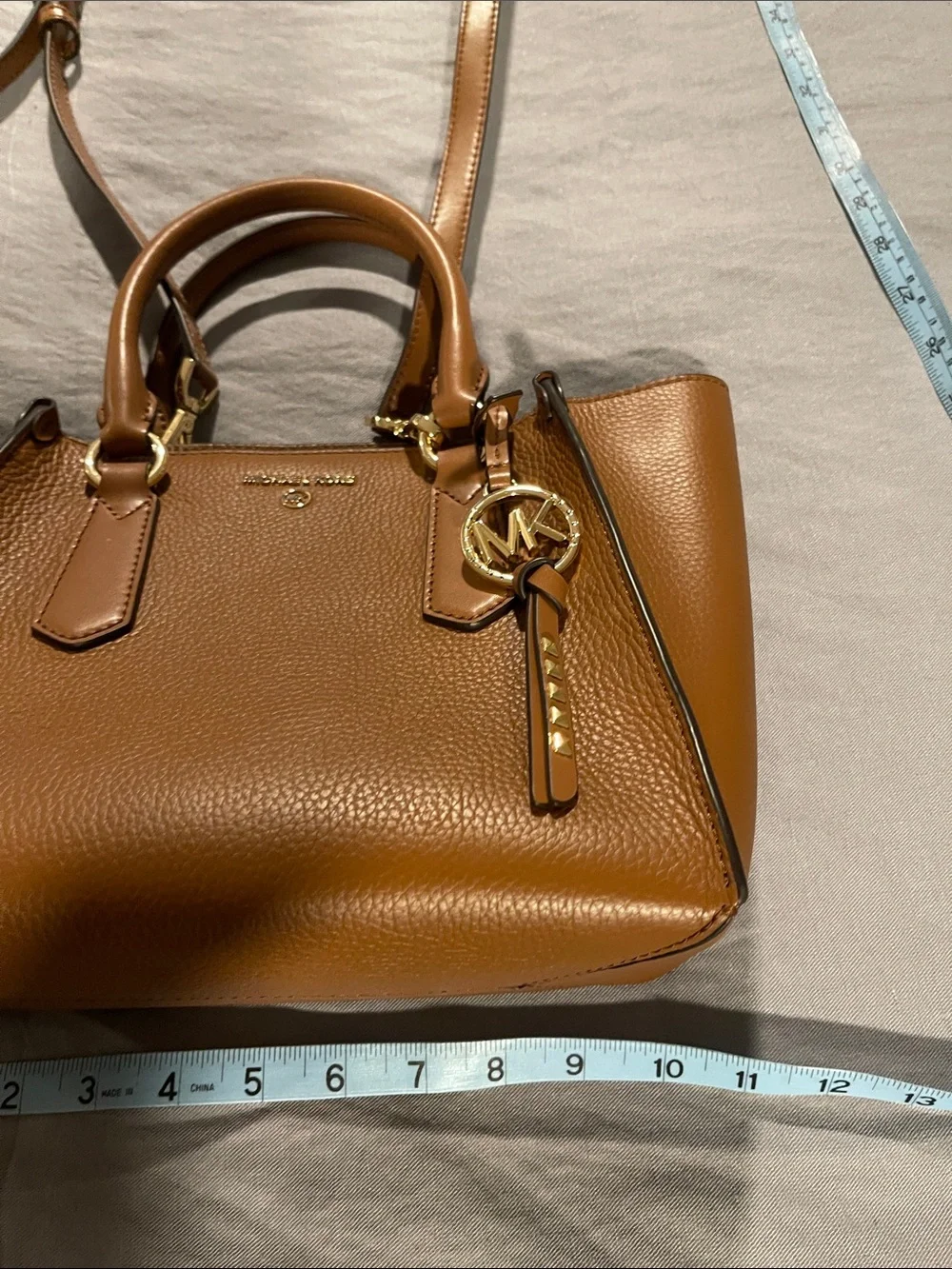 Michael Kors structured leather